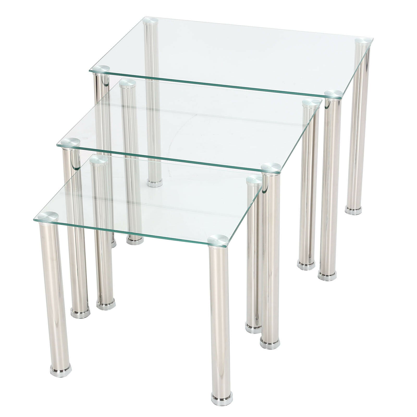 3 coffee set tables home living room black and white furniture metal feet