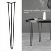 4x 28 Inch Metal Hairpin Table Legs Furniture Coffee Desk Chair Bench Leg DIY