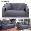 1-3 Seater Sofa Settee Covers Couch Slipcovers Stretch Elastic Fabric GreyUK