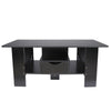 Black Classic Sofa Side Table Coffee Tea Desk with Drawer Living Room Furniture