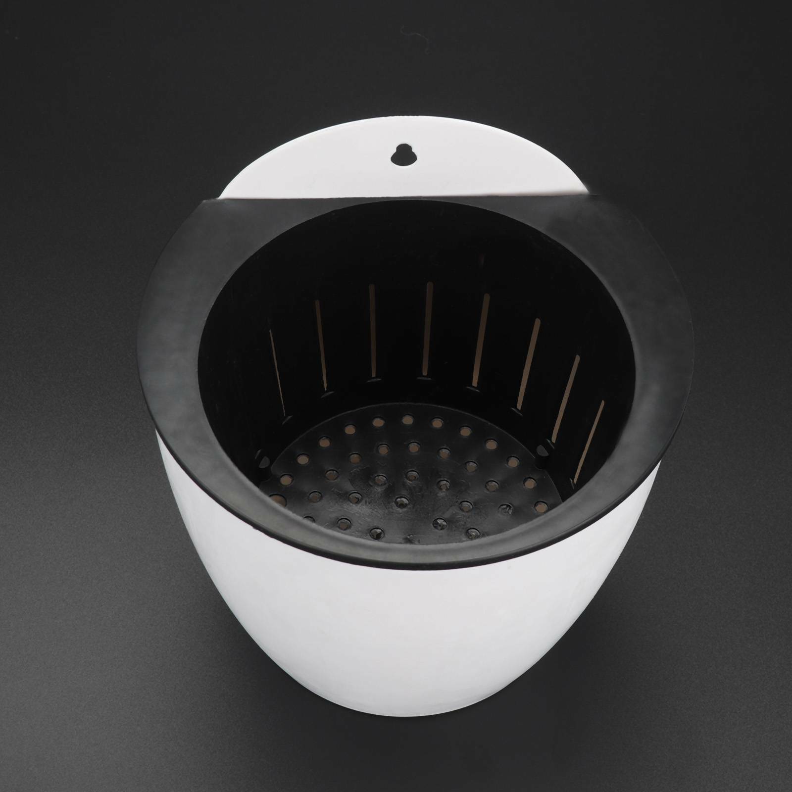 3Pcs Wall Hanging Plant Flower Pot Self-watering Plastic Planter House Garden