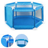 Baby Playpen 6 Sides with Round Zipper Door Play Pen for Toddlers