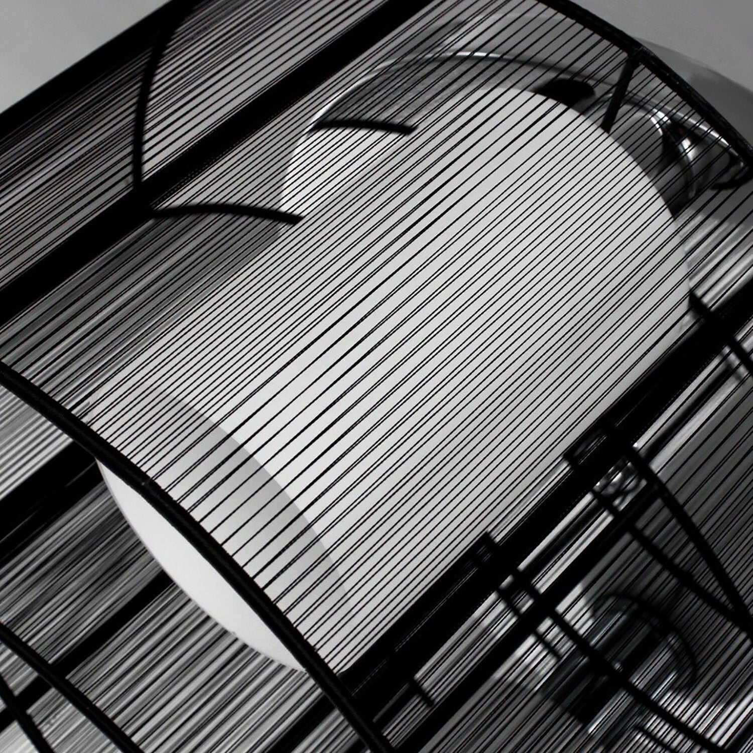 Chrome Fabric Chandelier Flush Mount Ceiling Lamp Light