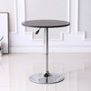 Bar Table Sofa Side Table Chrome Base Dining Breakfast Table Adjustable Kitchen