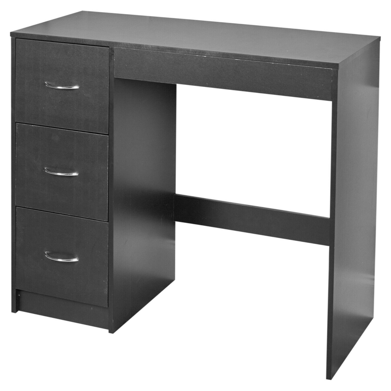 3 Drawer Wooden Bedroom Dressing Computer Work Table Desk Jewellery Office Unit