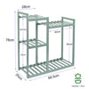 Thicken Bamboo Plant Stand Strong 5 Tier Flower Display Rack Holder Home Garden