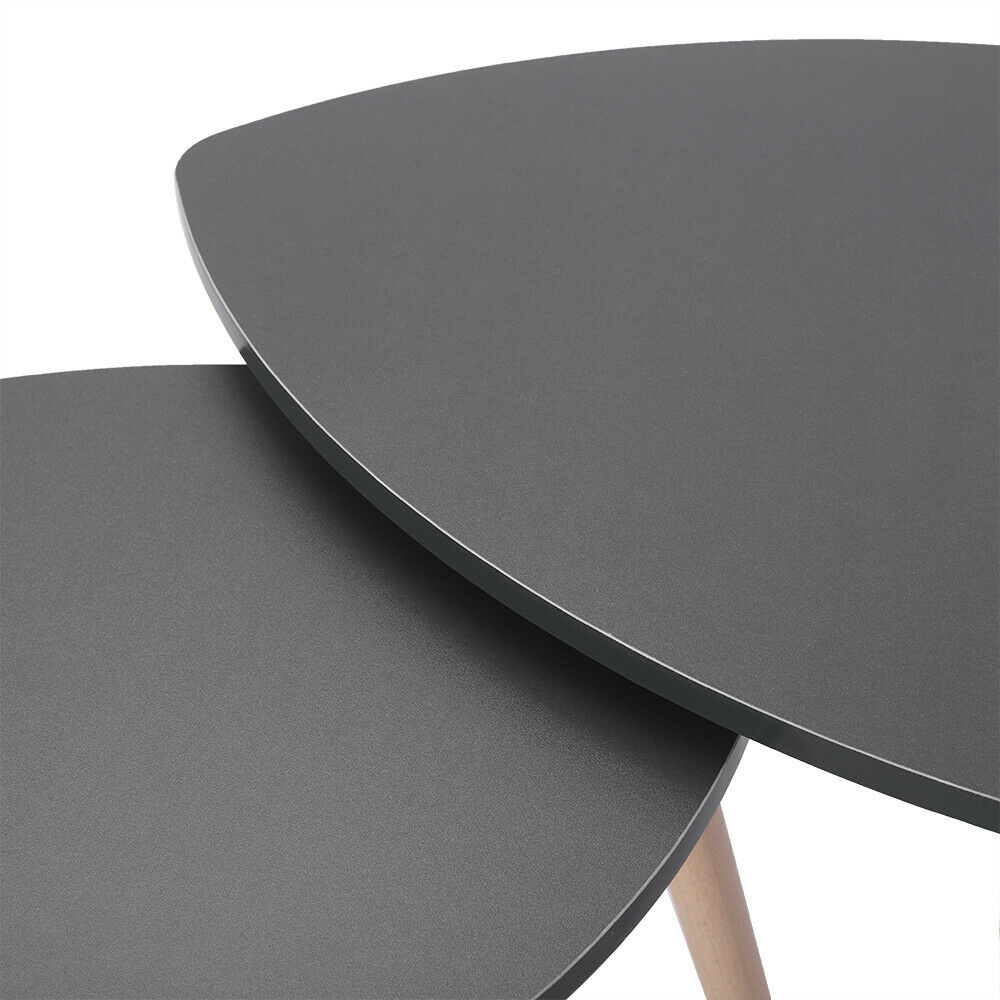 Nest of 3 Side Lamp Coffee Tables Furniture Nested Tables Living Room Tea Tables