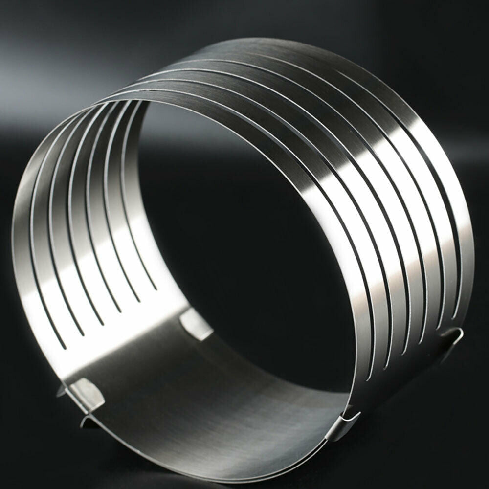Adjustable 6 Layer Cake Slicer Cutting Guide 16 to 20 cm High Quality 430