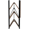 4-Tier Foldable Bookcase Ladder Shelf Bookshelf Plant and Flower Stand Storage