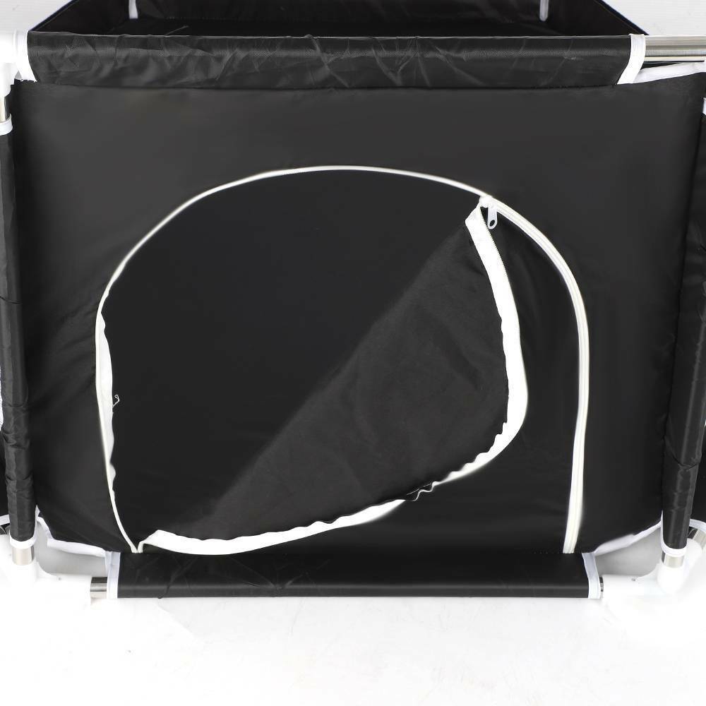 Baby Playpen 6 Sides with Round Zipper Door Play Pen for Toddlers
