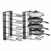 5-Tier Pot Storage Rack Pan Stand Saucepan Holder Cookware Organiser Kitchen