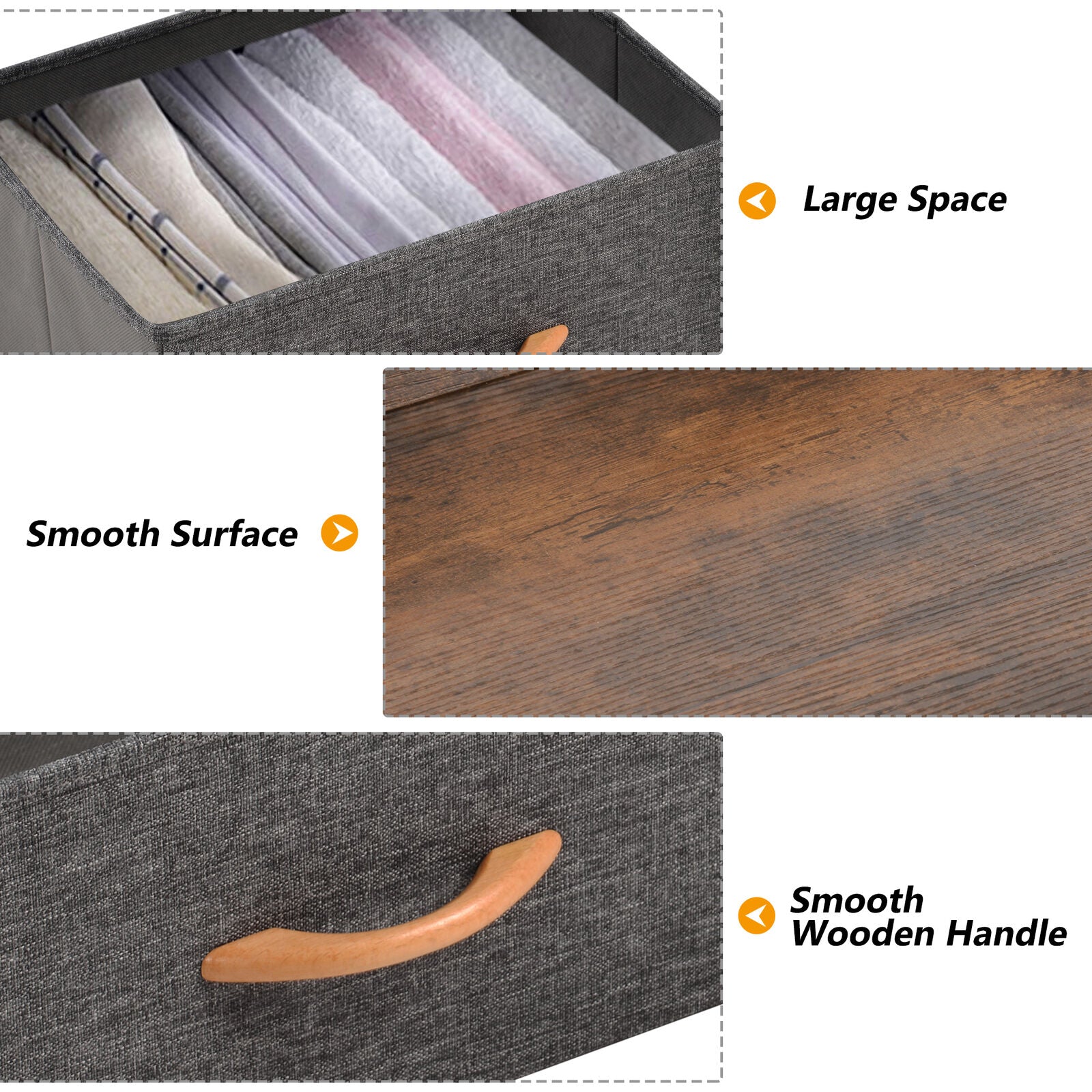 8 Drawers Chest of Drawers Unit Storage Cabinet Bedroom Furniture Hallway