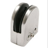 4/8/12X 304 Glass Clamp Clip Stainless Steel Flat Back Bracket Fr Stair Handrail