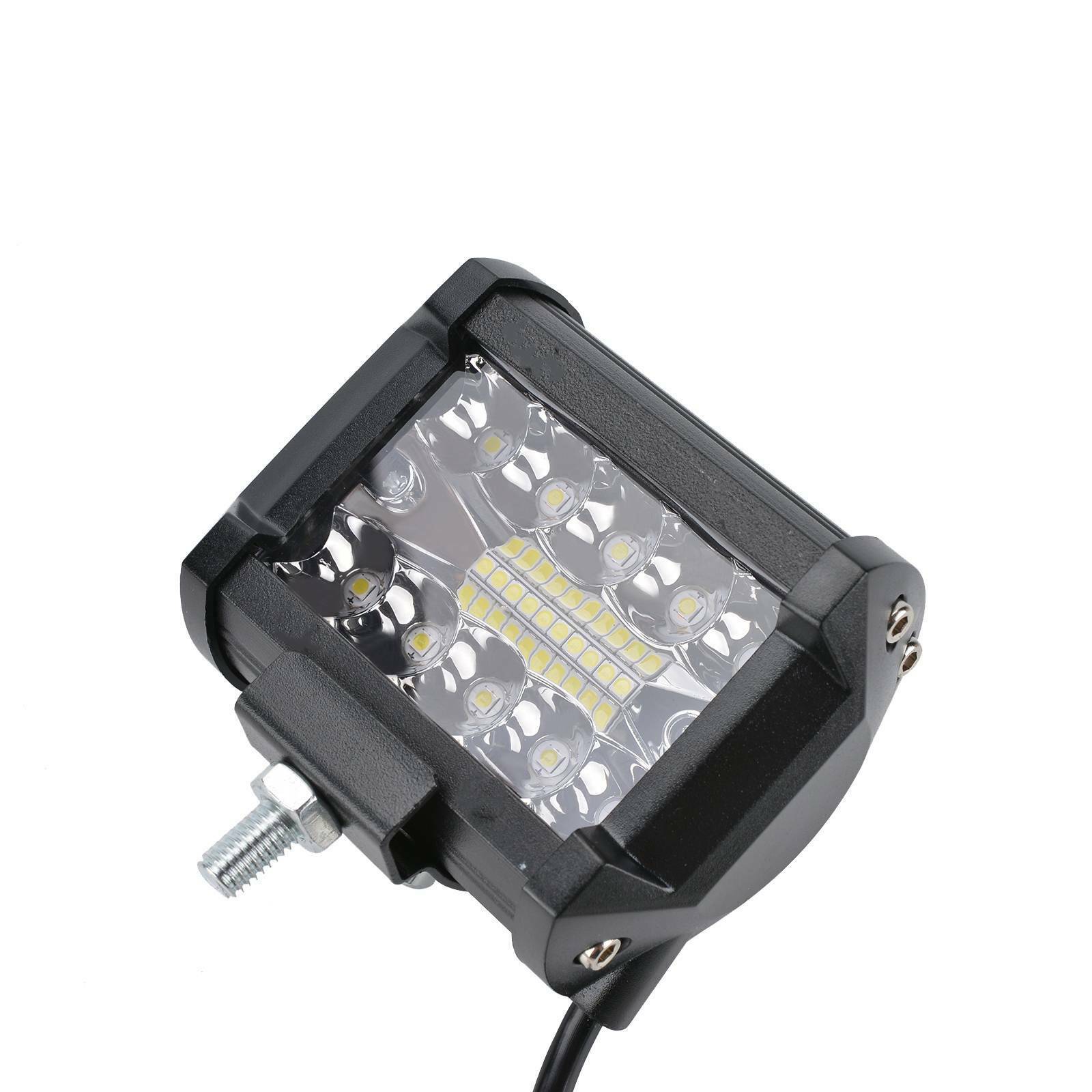 2pcs 4 inch 60W Car 12V 24V LED Work Spot Light Lamp ATV Offroad SUV Truck Boat
