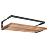 2X Wood Floating Wall Mounted Hanging Rack Display Rustic Shelf Storage Shelves