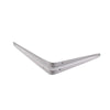 Pack 24 SHELF BRACKETS WHITE CHOICE OF SIZES LONDON PATTERN METAL, FOR SHELVING