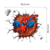 3D Spider man kids room decor boy gift Wall sticker wall decals wallpaper UK 98a