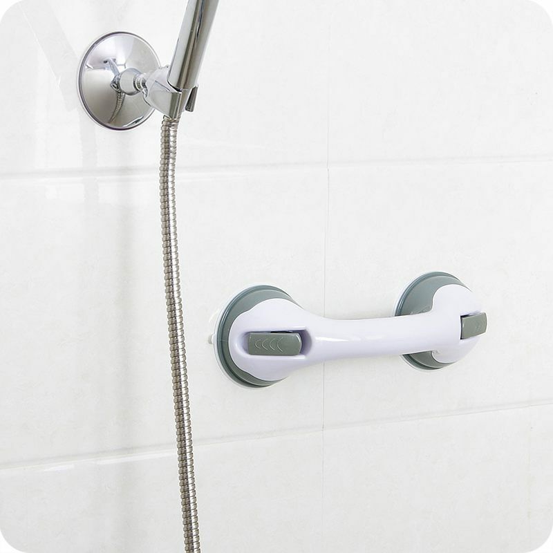 2x Safety Bathroom Aid Bath Shower Hand Grip Grab Suction Towel Rail Bar P3