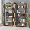 6 Tier Bookshelf Industrial Bookcase Freestanding Home Display Decorative Shelf