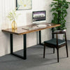 2x Industrial Steel Table Legs Metal Square Shape Dining/Bench/Coffee Table Desk