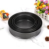 SET OF 6 ROUND CAKE MAKING TINS NON STICK BAKING BAKE TRAY HOME PARTY WEDDING