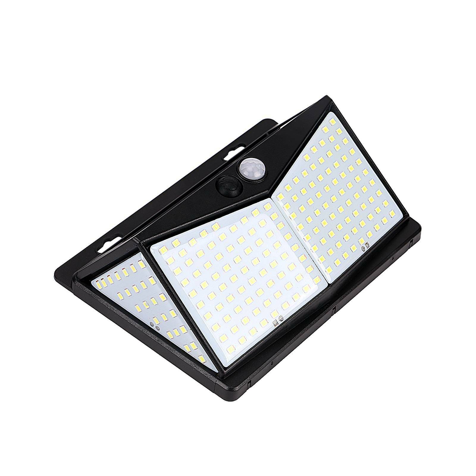 208 LED Solar Powered PIR Motion Sensor Light Garden Outdoor Security Wall Light