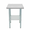 2x2FT Stainless Steel Work Bench Commercial Catering Table Kitchen WorkTop Prep