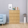 Modern Bedside Table Cabinet 2/3/4 Drawers Nightstand Storage Bedroom Furniture