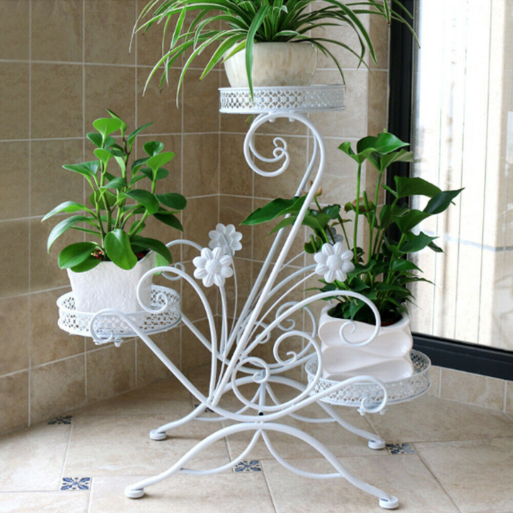 3 Tier Plant Stand Flower Pot Shelf Rack Holder Garden Indoor Outdoor Home Decor