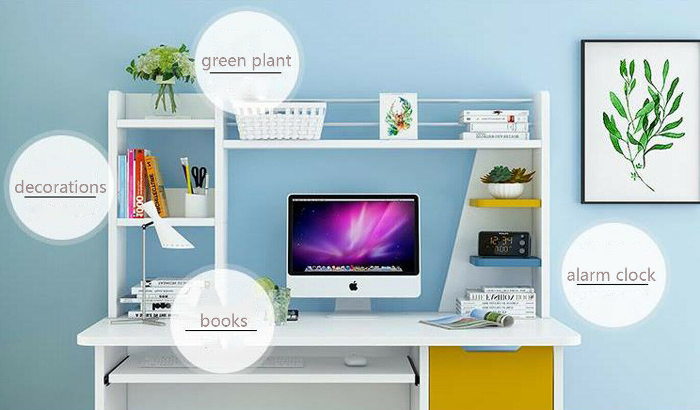 Large Corner Computer Desk PC Laptop Study Table Home Office Workstation Gaming