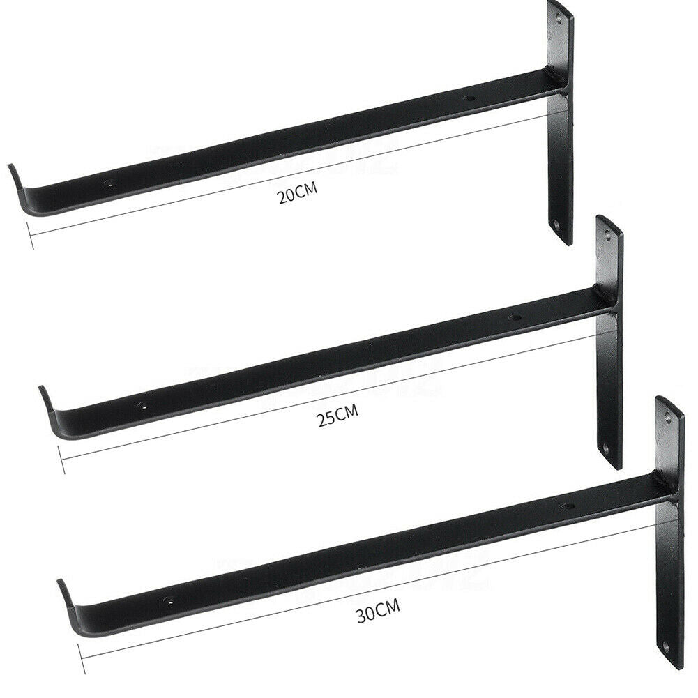 2pcs Heavy Duty Wall Shelf Brackets Scaffold Industrial Rustic Handmade Steel