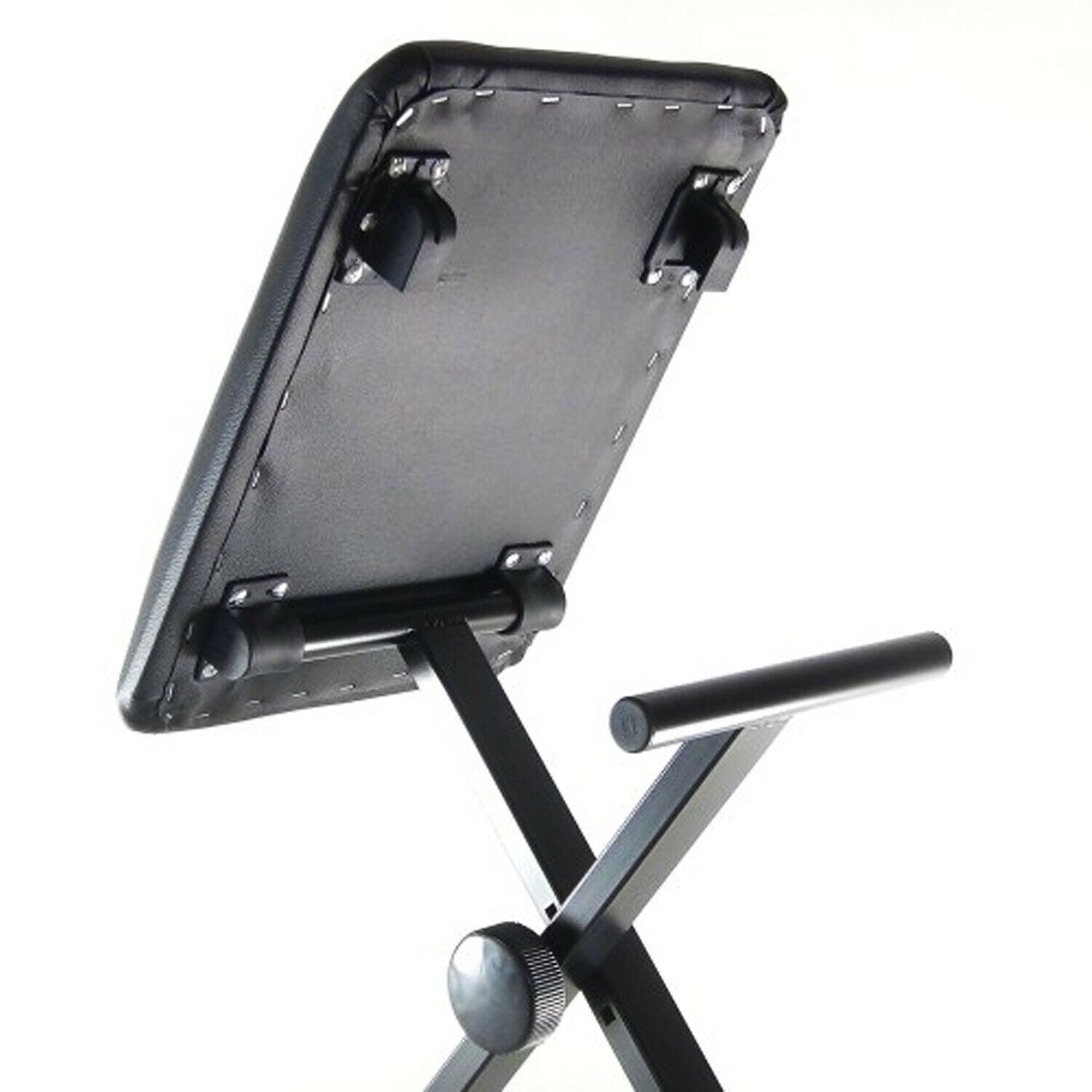 HEIGHT ADJUSTABLE RECTANGULAR FRAME FULL SIZE MUSIC PIANO KEYBOARD STAND & CHAIR