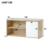 Modern Unit Wooden TV Cabinet Stand Unit Table With Shelves Cupboard Furniture