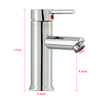 Bathroom Single Lever Basin Mono Mixer Tap With Waste Unit Chrome Brass UK