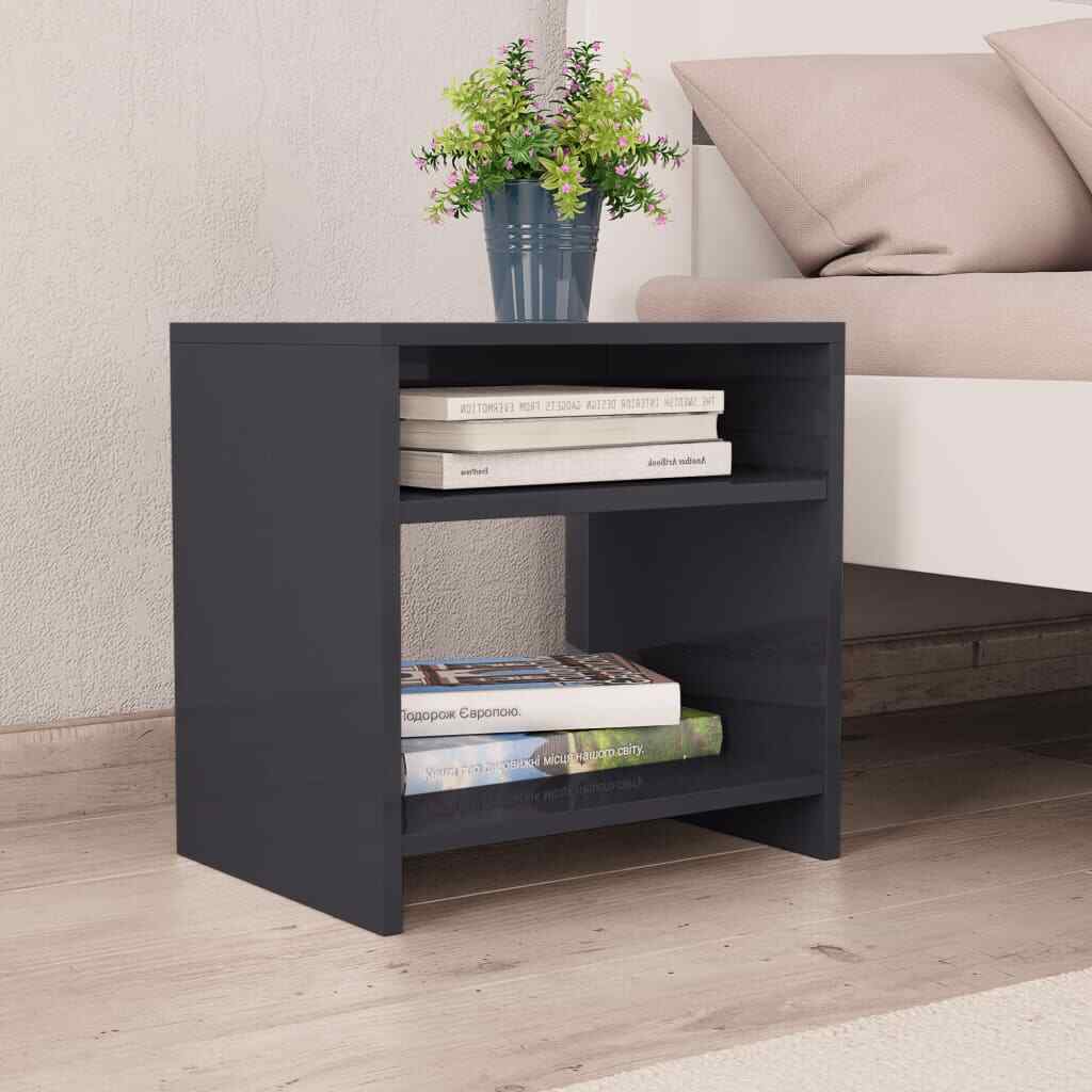 High Gloss Display Cabinet Sideboard Side Table Cupboard Storage Unit Shelf