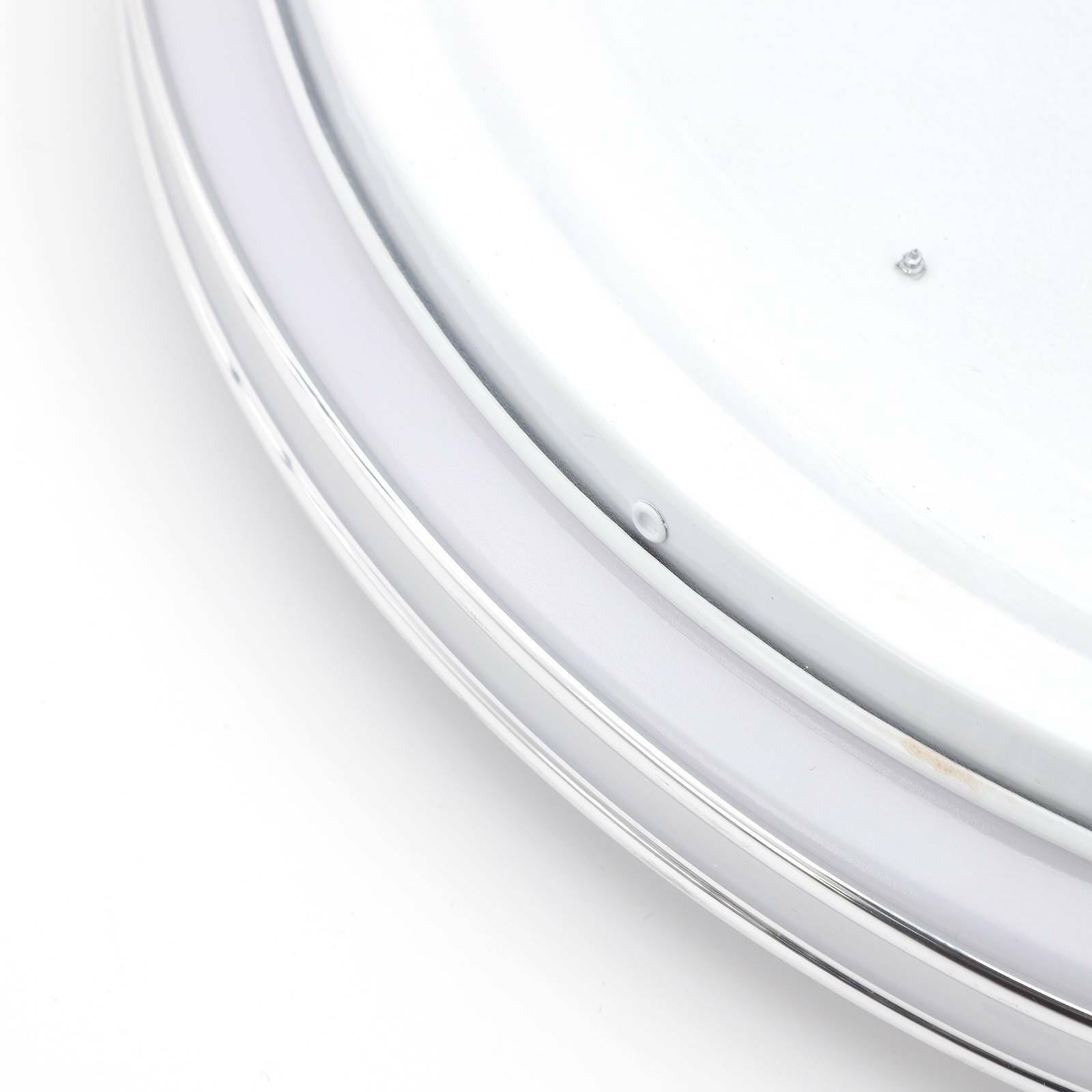 36W Bright Round LED Ceiling Light Panel Down Living Room Bathroom Wall Lamp (36W Silver Frame)