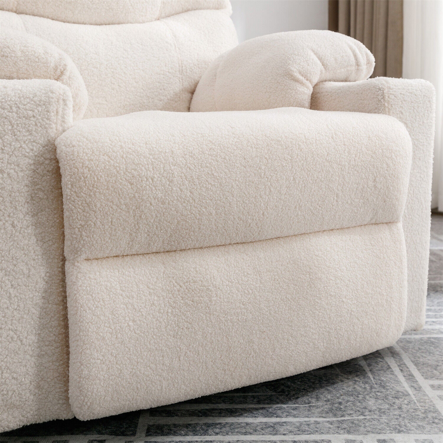 Electric Recliner Chair Sofa Chair TV Armchair Cinema Chair with 2 Cup Holder HT