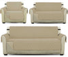 REVERSIBLE Quilted Sofa Cover Furniture Protector Throw Waterproof WITH STRAP