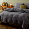 Teddy Fleece Duvet Cover Set Soft Warm Cosy Quilt Cover Set Single Double King