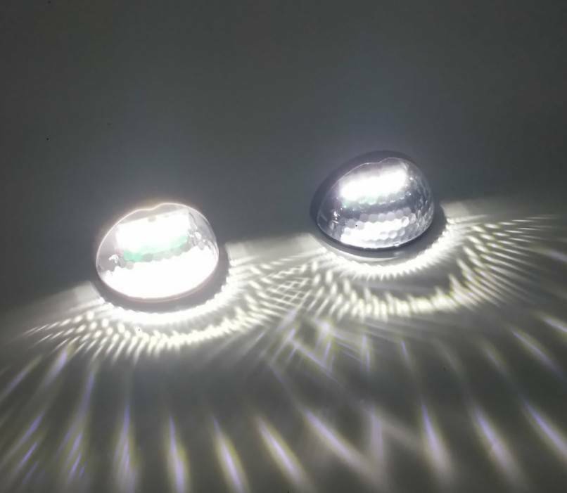8x SUPER BRIGHT SOLAR POWERED DOOR FENCE WALL LIGHTS LED OUTDOOR GARDEN LIGHTING