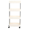 Slim Slide Out Kitchen Trolley Rack Holder Storage Shelf Organiser Mobile Stand