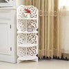 Corner Shelf Stand 4 Tiers Organizer Rack Bathroom Kitchen Storage Display Unit