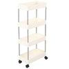 Slim Slide Out Kitchen Trolley Rack Holder Storage Shelf Organiser Mobile Stand