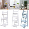3 / 4 Tier Wooden Ladder Shelf Display Stand Unit Home Plant Flower Book Shelves