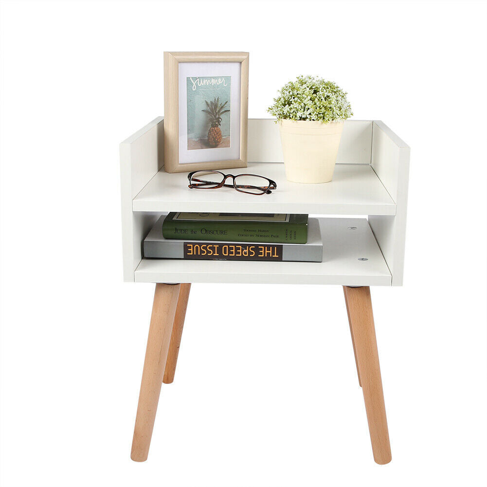 Small Bedside Table Nightstand Sofa Side Table Storage Bedroom Living Room Stand
