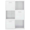High Gloss Display Cabinet Sideboard Side Table Cupboard Storage Unit Shelf