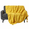 Extra Large Cotton Throws for Sofas Settee Bedspread Bed Covers Blankets