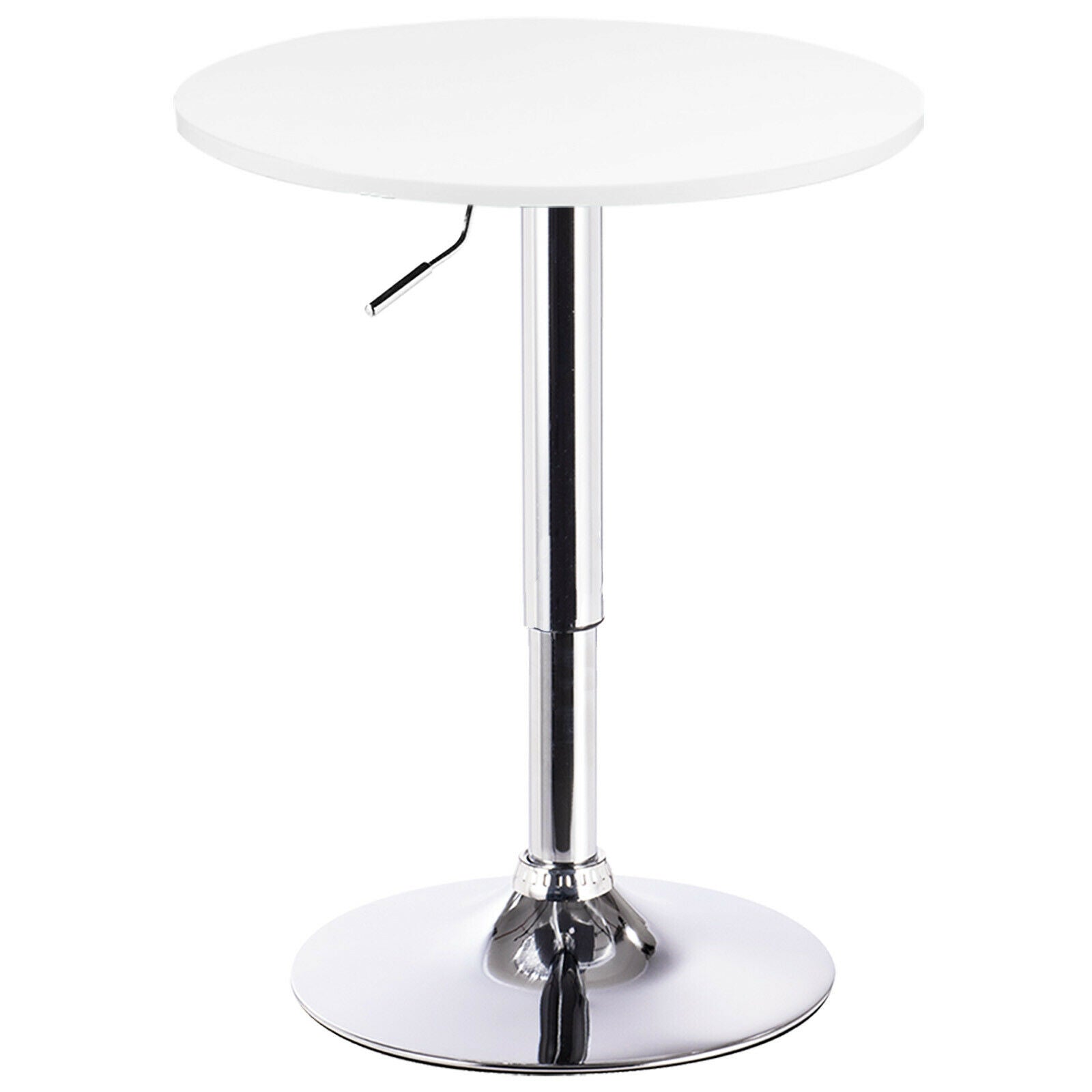 Bar Table,Breakfast Swivel &Height Adjustable Round Bar Table for Kitchen