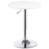 Bar Table,Breakfast Swivel &Height Adjustable Round Bar Table for Kitchen