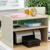 3 Tier Desktop Monitor Riser Computer Printer Shelf Stand Home Office Organiser